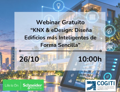 Imagen Webinar Gratuito - KNX eDesign - Diseña Edificios más Inteligentes de Forma Sencilla